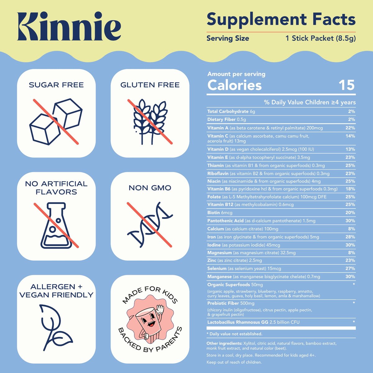 Kids Multivitamin Drink Mix- Orange Flavor
