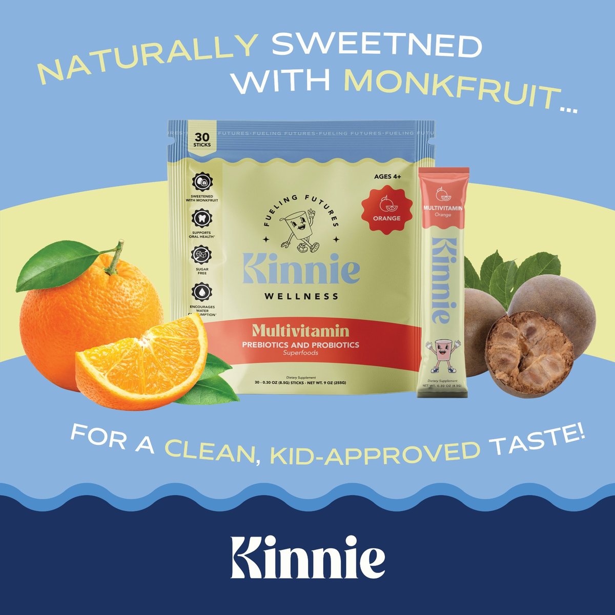 Kids Multivitamin Drink Mix- Orange Flavor